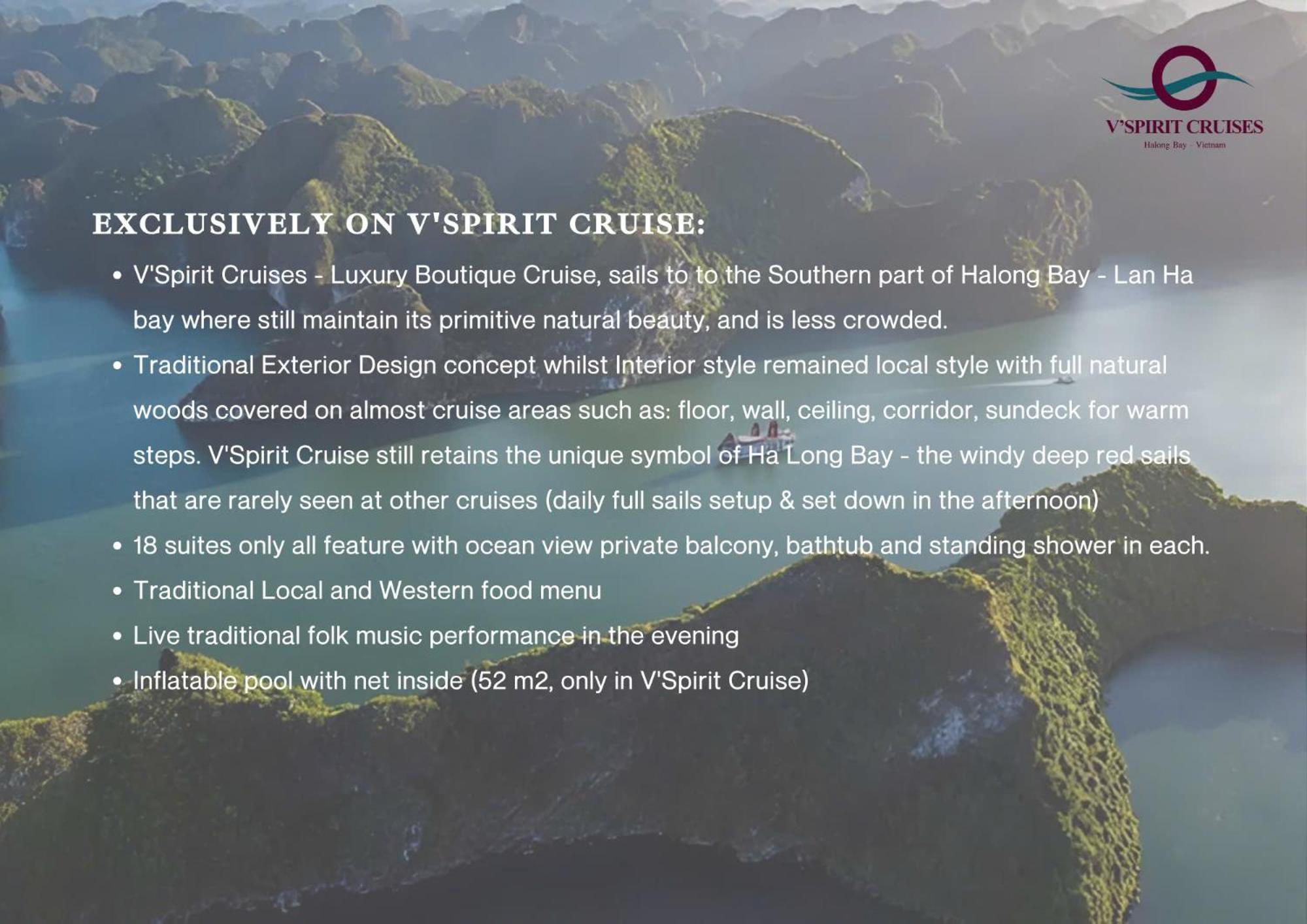 Отель V'Spirit Cruise Халонг Экстерьер фото